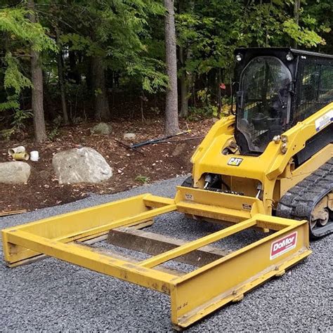 skid steer grading equipment|grading driveway with skid steer.